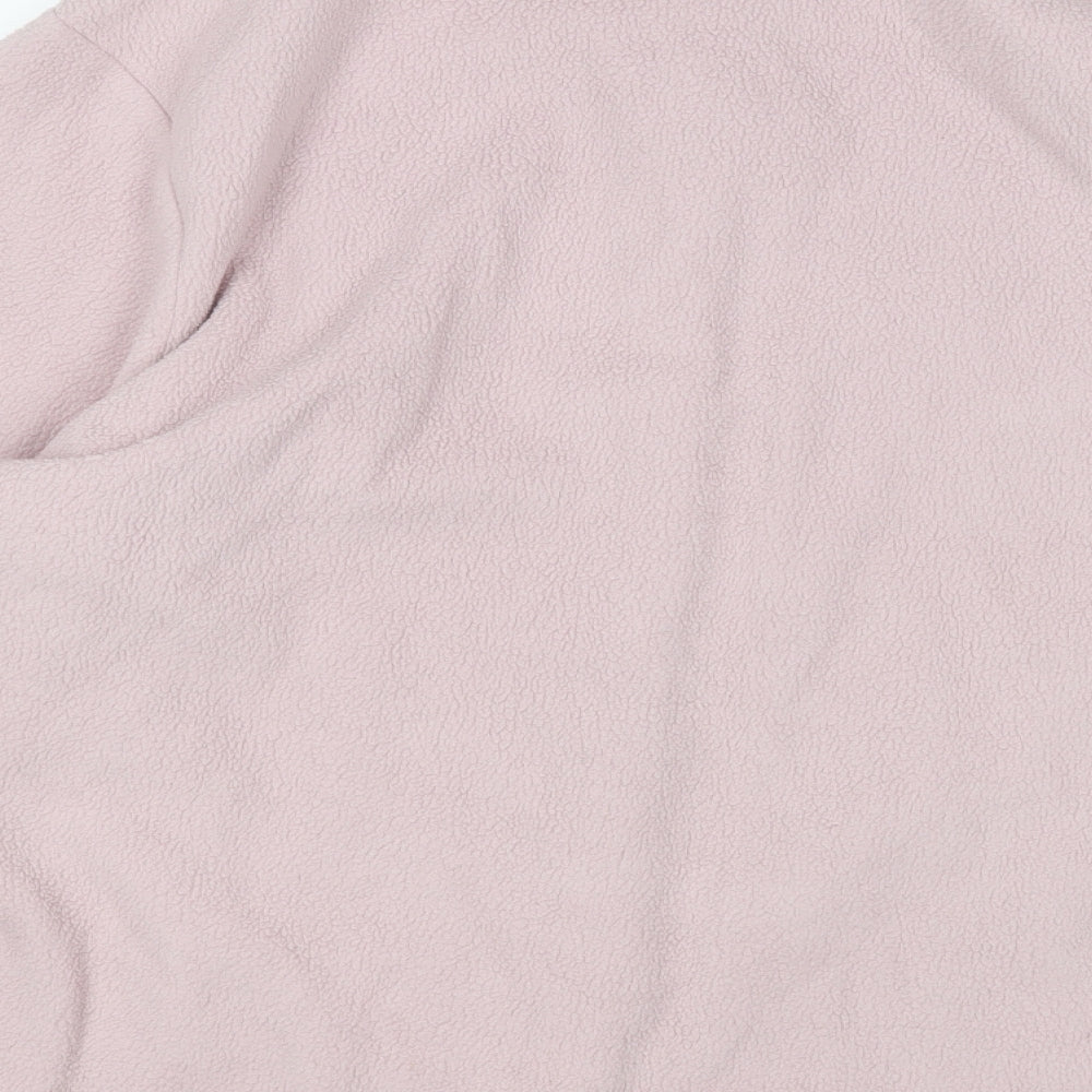 TU Womens Pink Collared  Polyester Cardigan Jumper Size 22