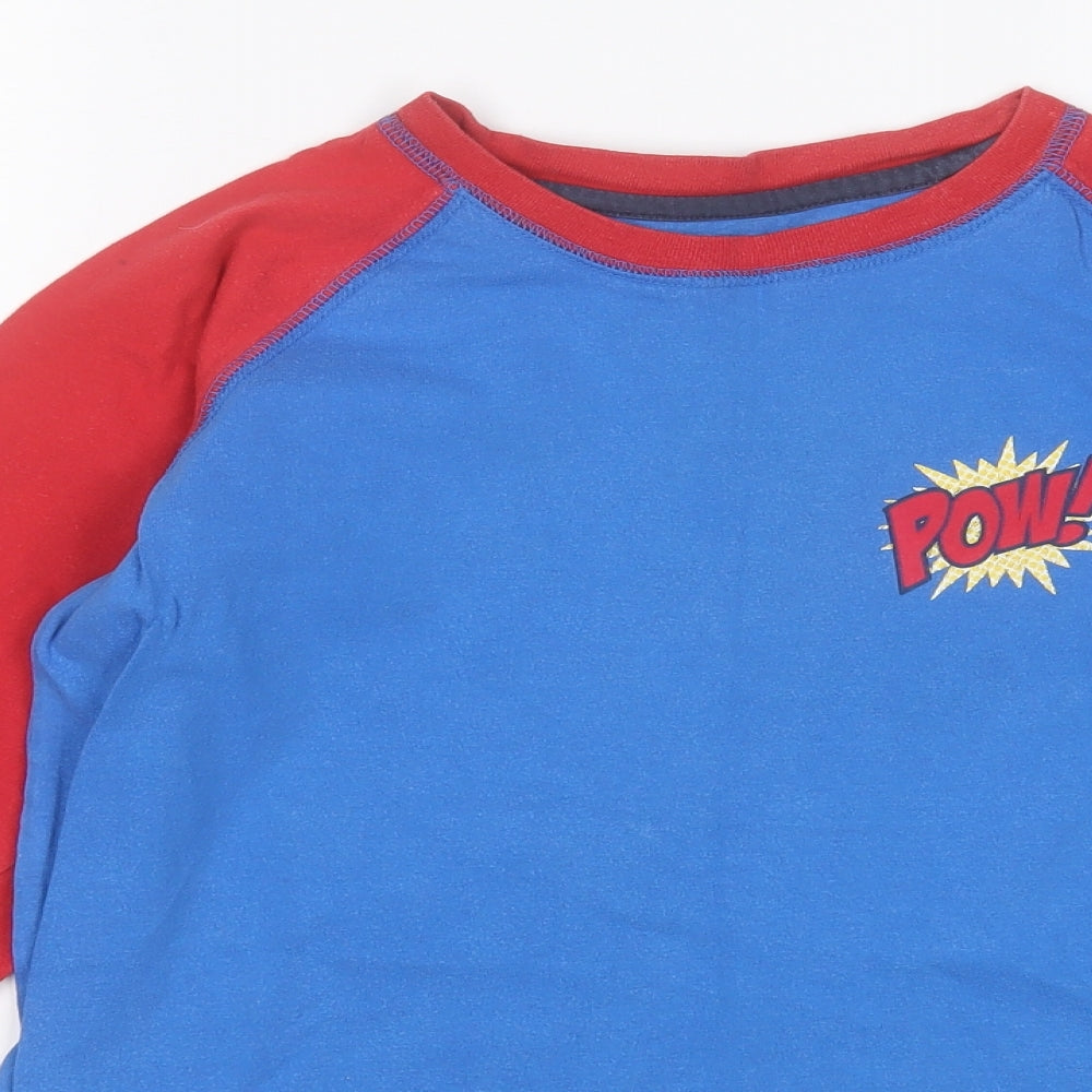 Dunnes Stores Mens Blue  Cotton  T-Shirt Size XS Round Neck