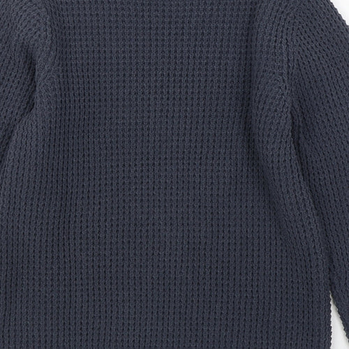 F&F Boys Grey Round Neck  Polyester Pullover Jumper Size 9-10 Years  Pullover