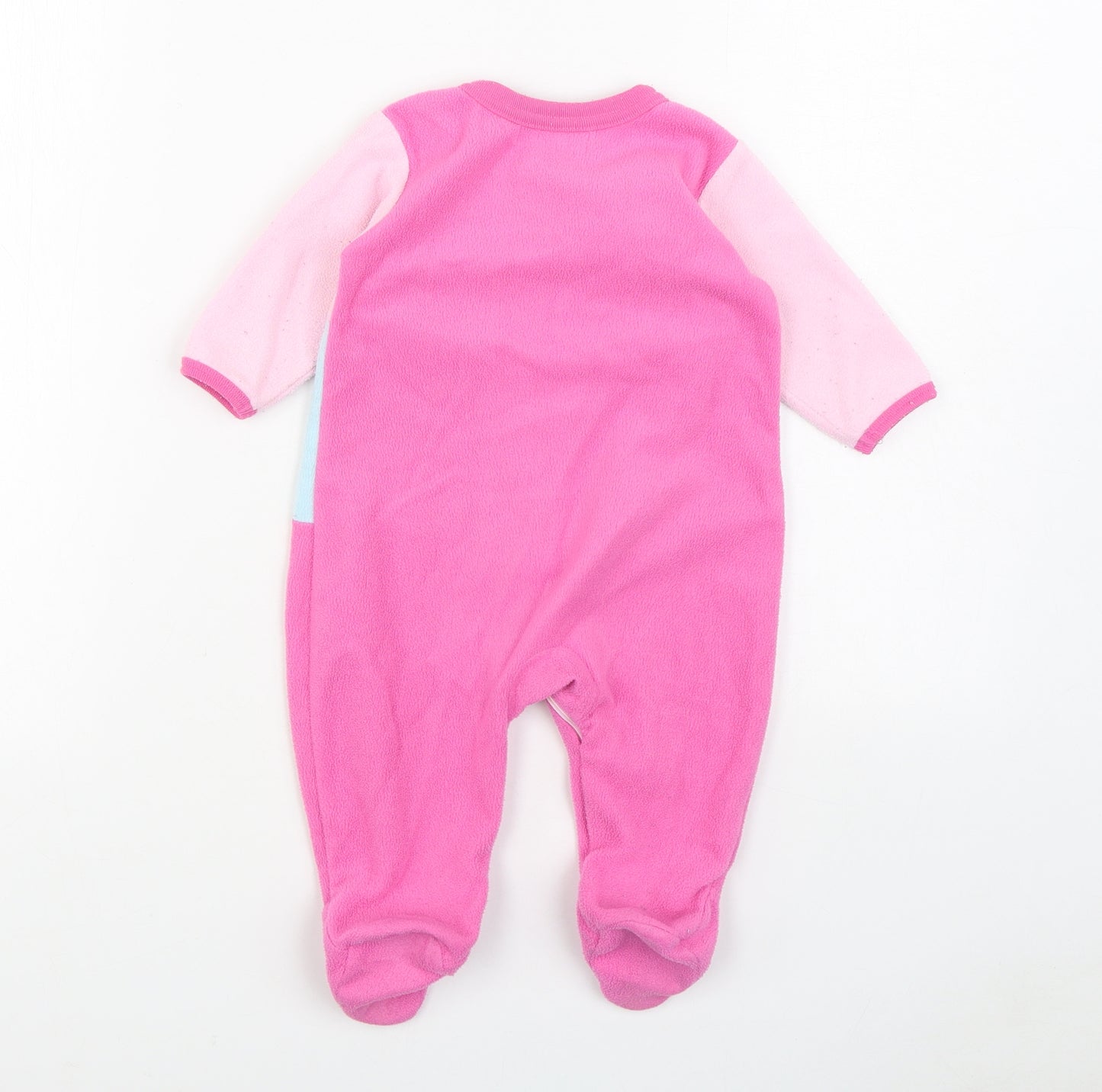 Early Days Girls Pink Solid Polyester  One Piece Size 6-9 Months  Zip