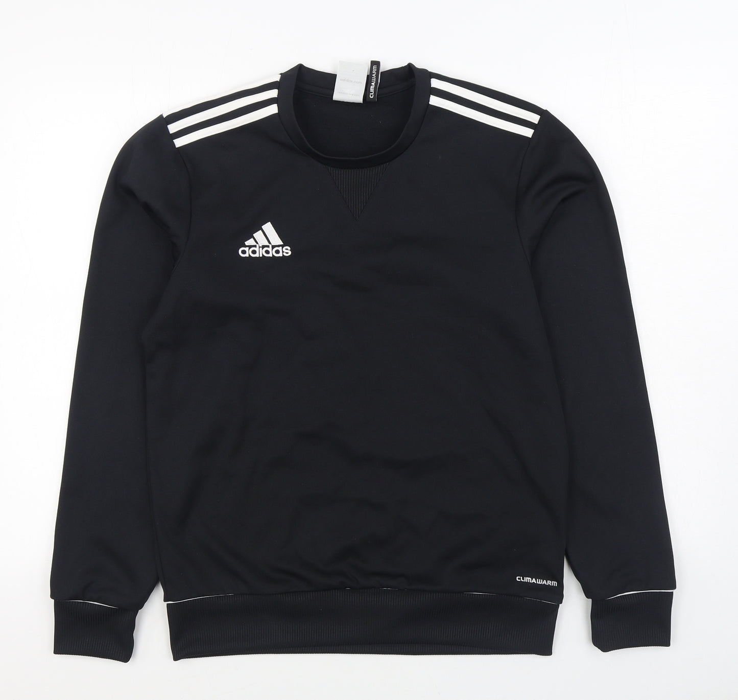 adidas Womens Black  Polyester Pullover Sweatshirt Size 10  Pullover