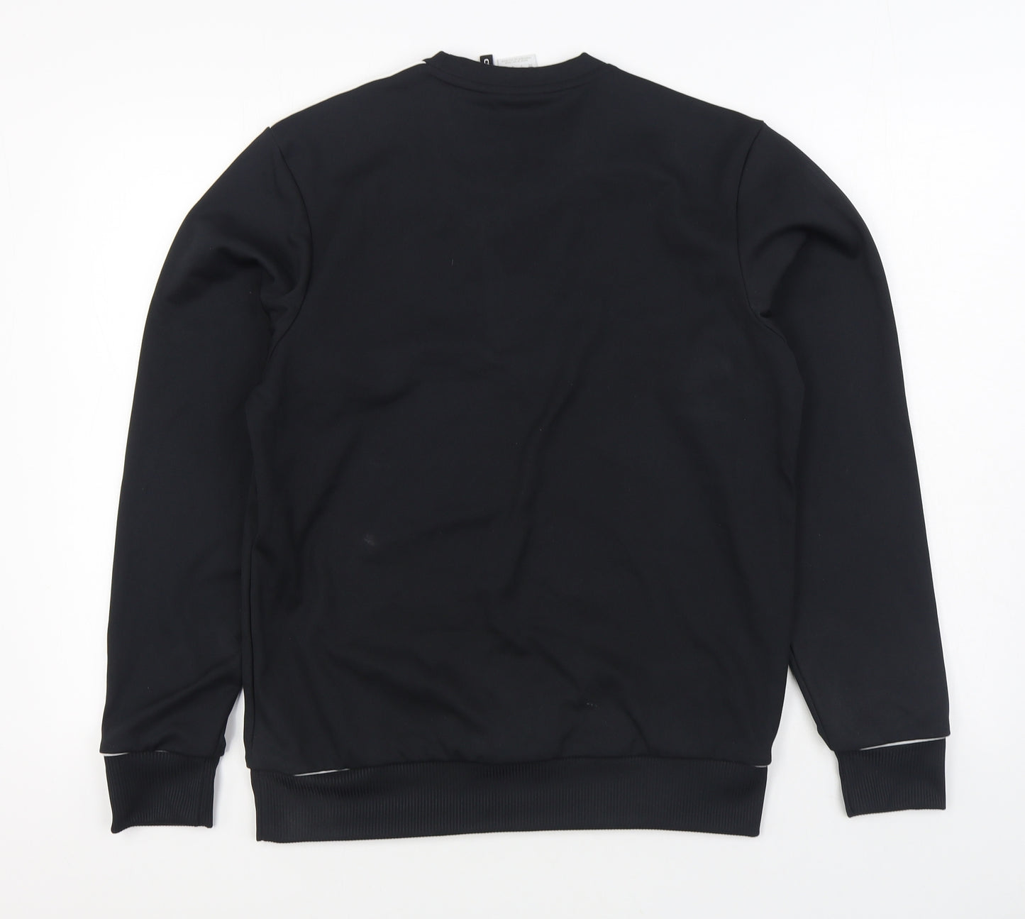 adidas Womens Black  Polyester Pullover Sweatshirt Size 10  Pullover