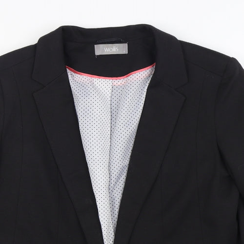 Wallis Womens Black   Jacket Blazer Size 12