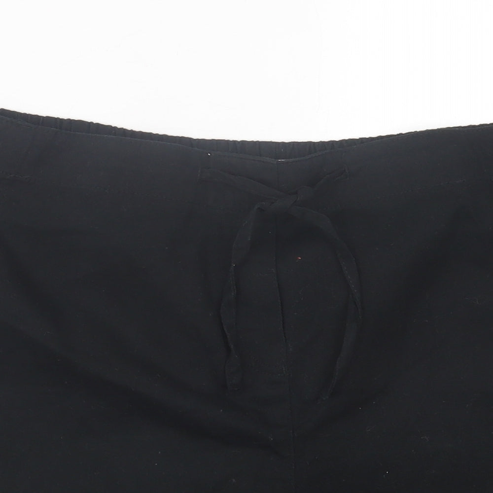 George Womens Black  Cotton Bermuda Shorts Size 24 L6 in Regular Tie