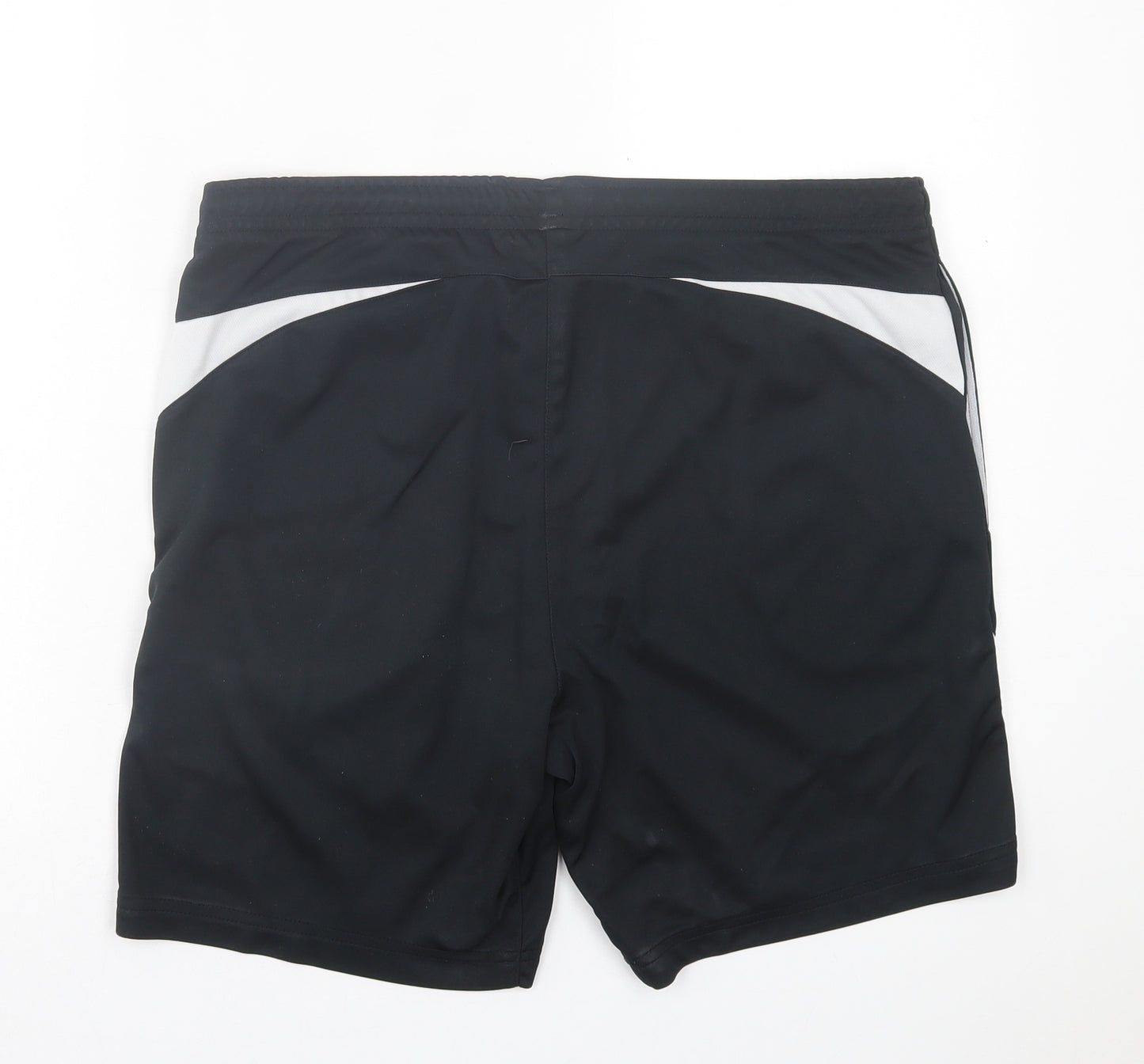 YONEX Mens Black  Polyester Sweat Shorts Size M L6 in Regular Tie
