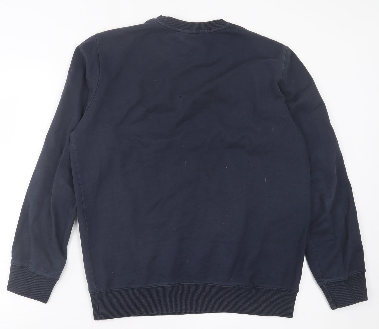 Blakely Clothing Mens Blue  Cotton Pullover Sweatshirt Size L