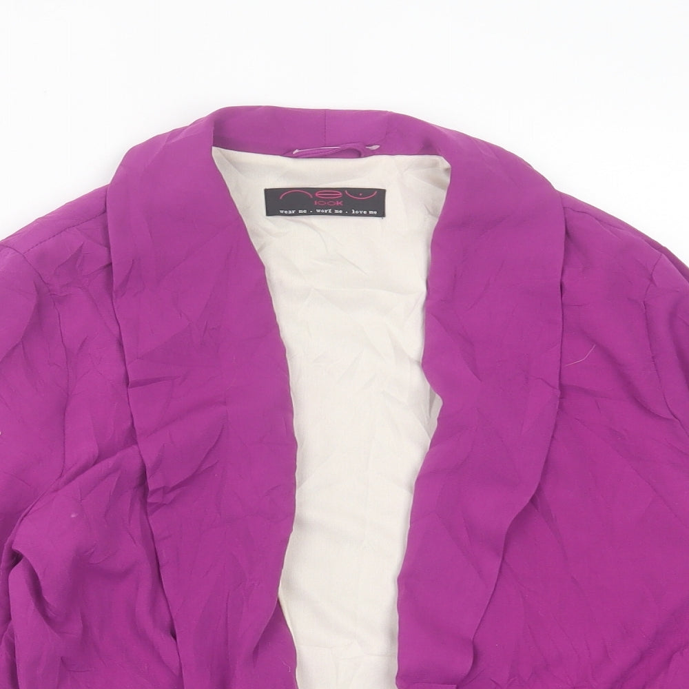 New Look Womens Purple   Jacket  Size 10