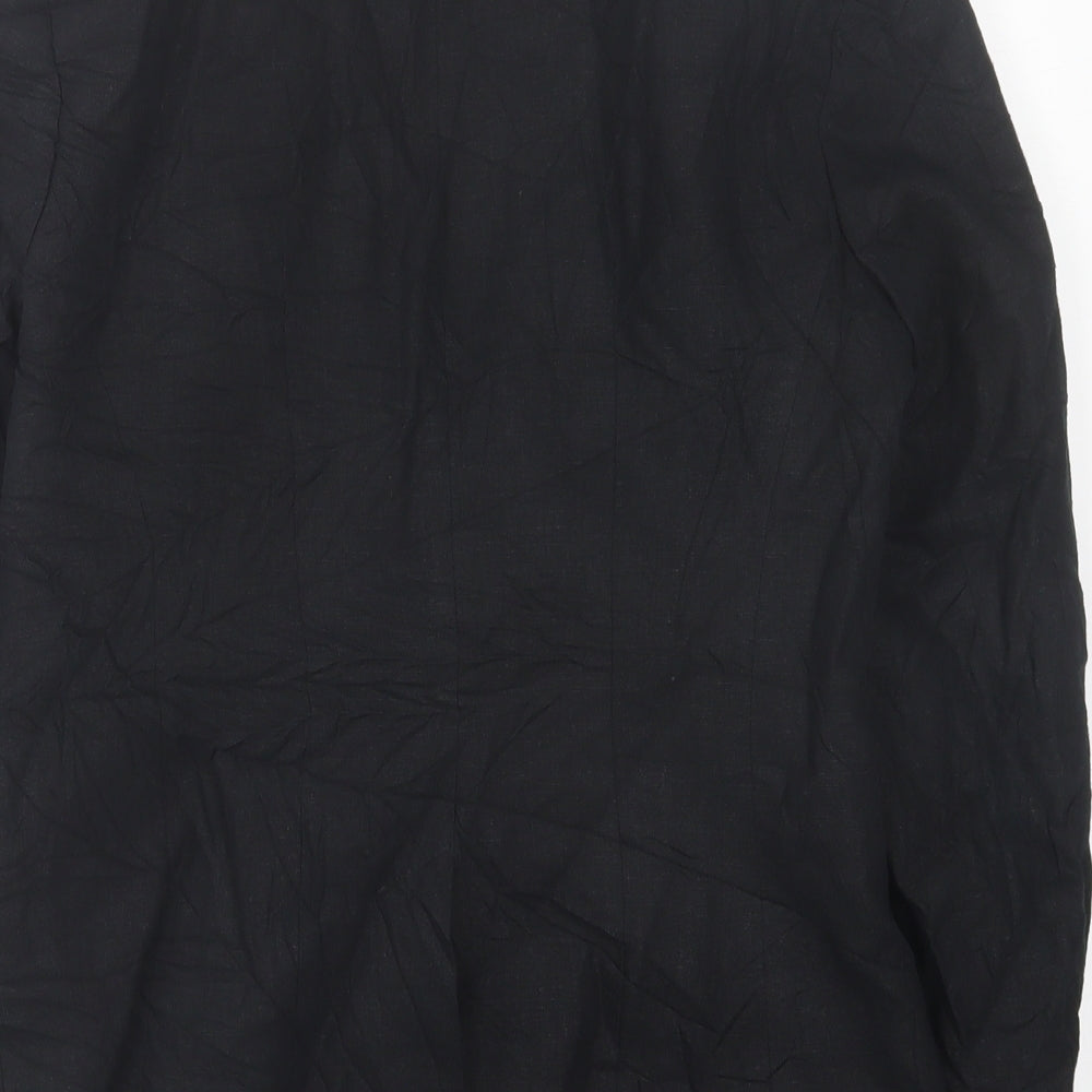 F&F Womens Black   Jacket Blazer Size 10  Button