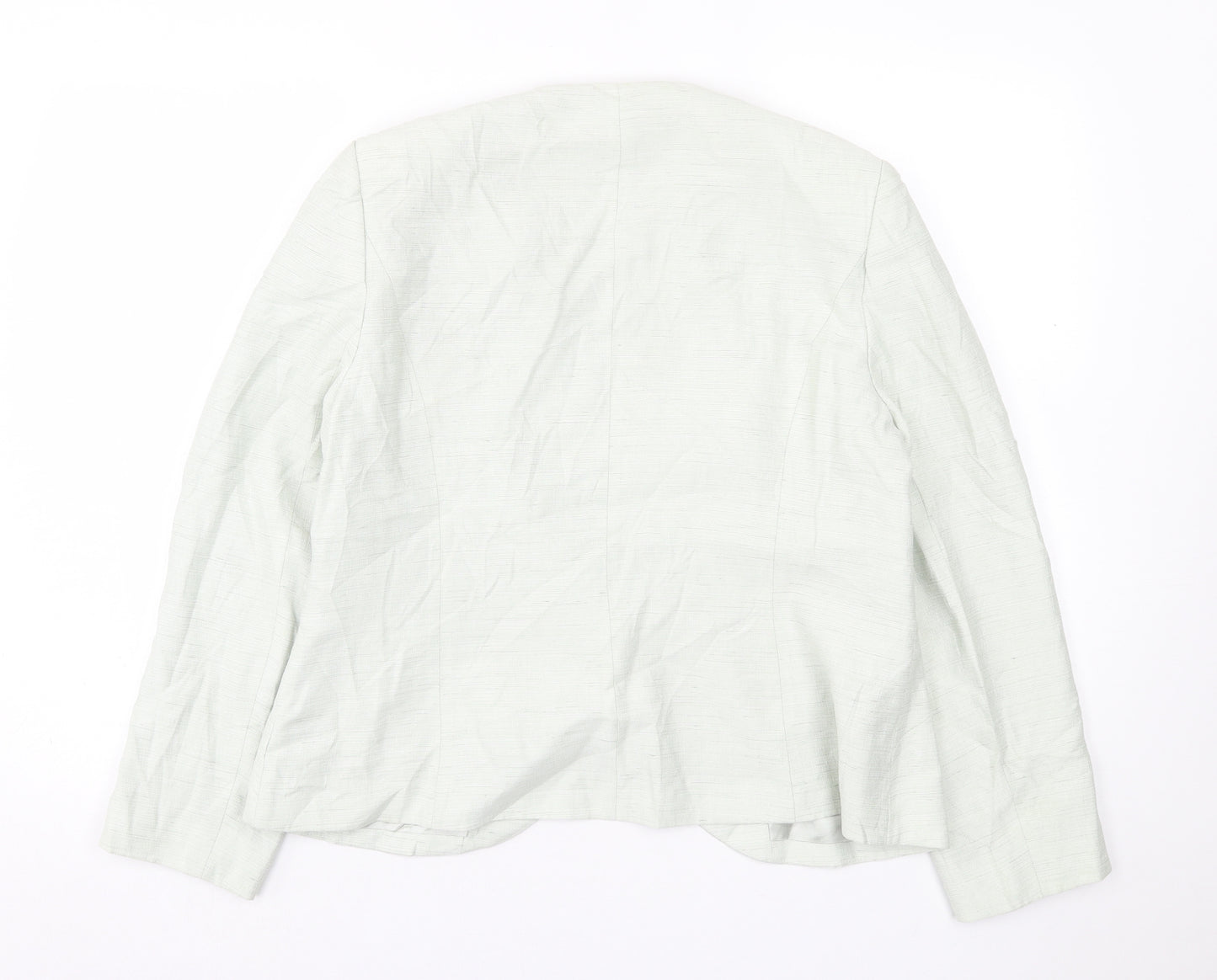 Jacques Vert Womens Green   Jacket  Size 16  Button