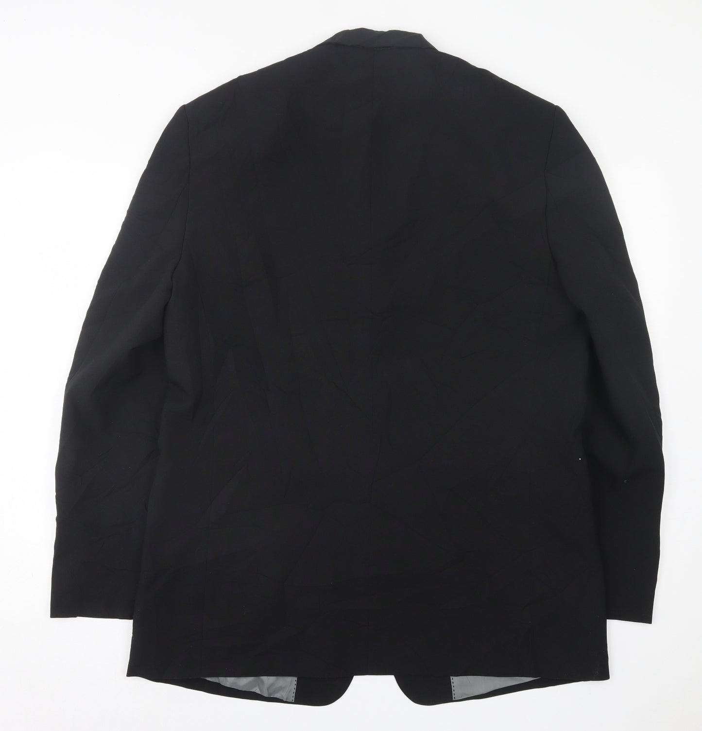 Taylor & Reece Mens Black  Polyester Jacket Suit Jacket Size 42