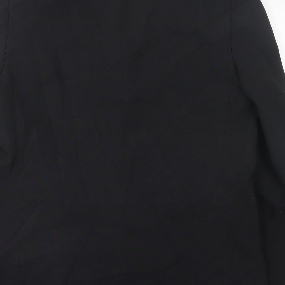Taylor & Reece Mens Black  Polyester Jacket Suit Jacket Size 42