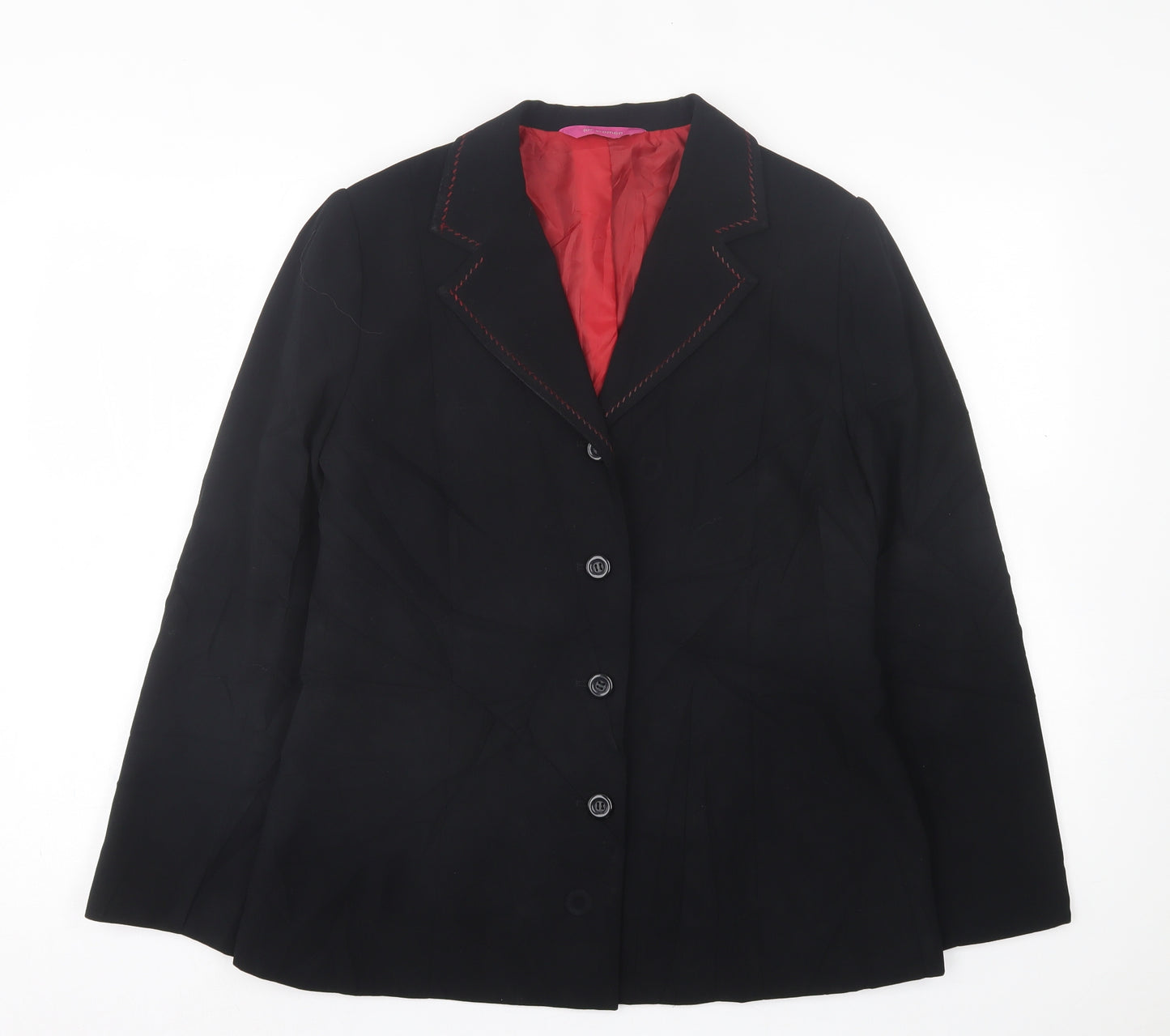 For Woman   Womens Black   Jacket Blazer Size 14  Button