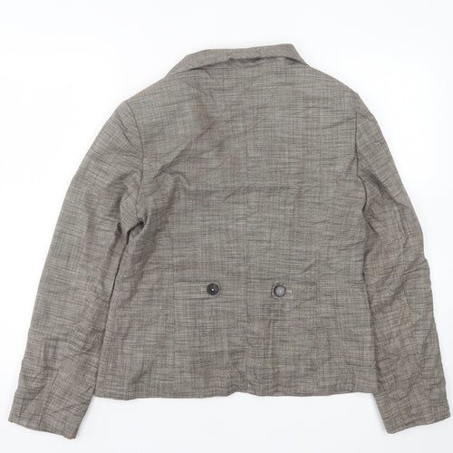 Marcona Womens Brown   Jacket Blazer Size 14  Button
