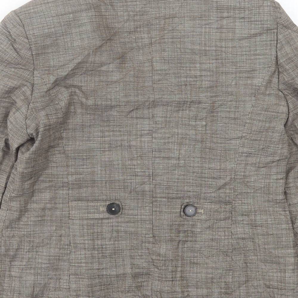 Marcona Womens Brown   Jacket Blazer Size 14  Button