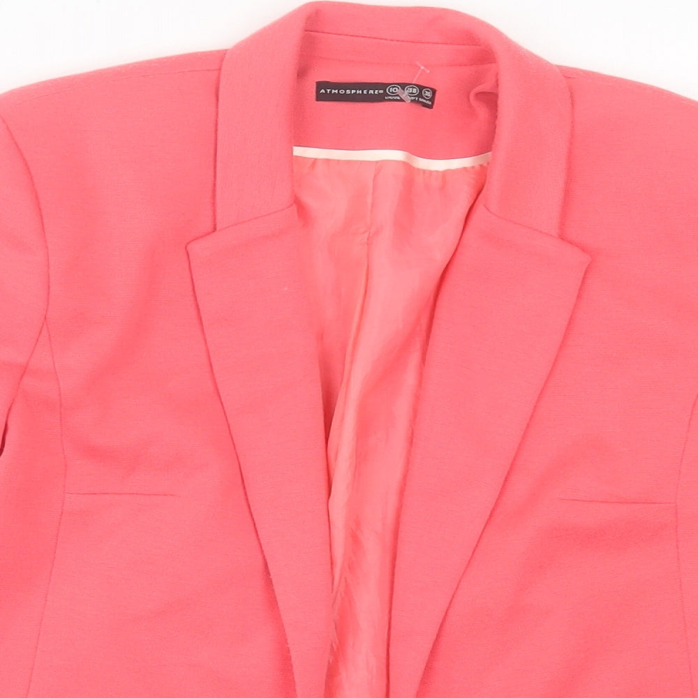 Atmosphere Womens Pink   Jacket Blazer Size 10