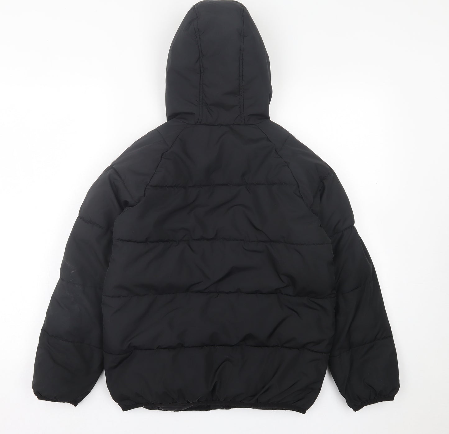 McKenzie Boys Black   Basic Coat Coat Size 12-13 Years  Zip