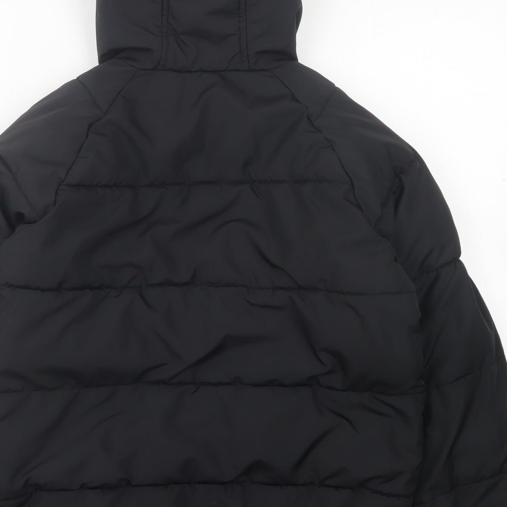 McKenzie Boys Black   Basic Coat Coat Size 12-13 Years  Zip