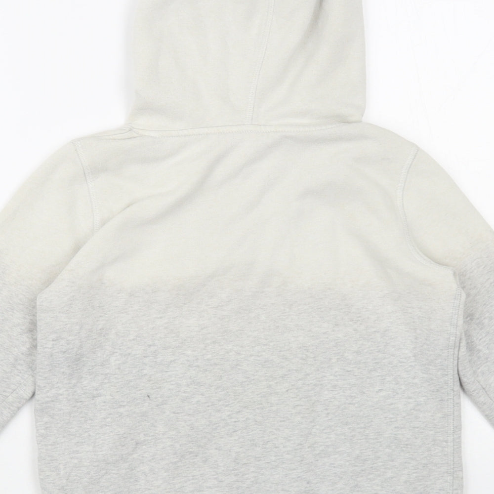 H&M Girls Grey  Cotton Pullover Hoodie Size 10-11 Years  Pullover - Unicorn