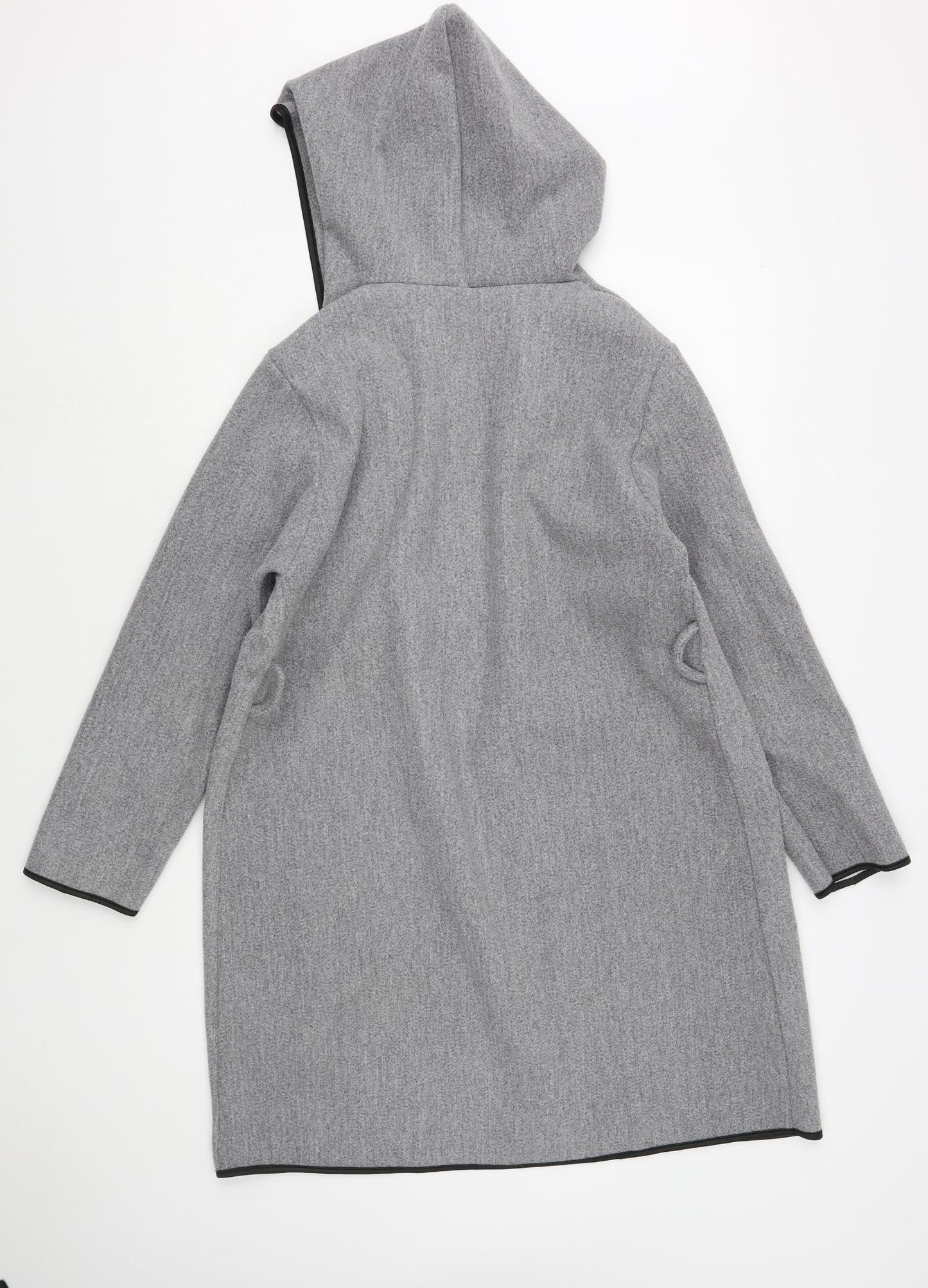 CHIC Womens Grey   Overcoat Coat Size M