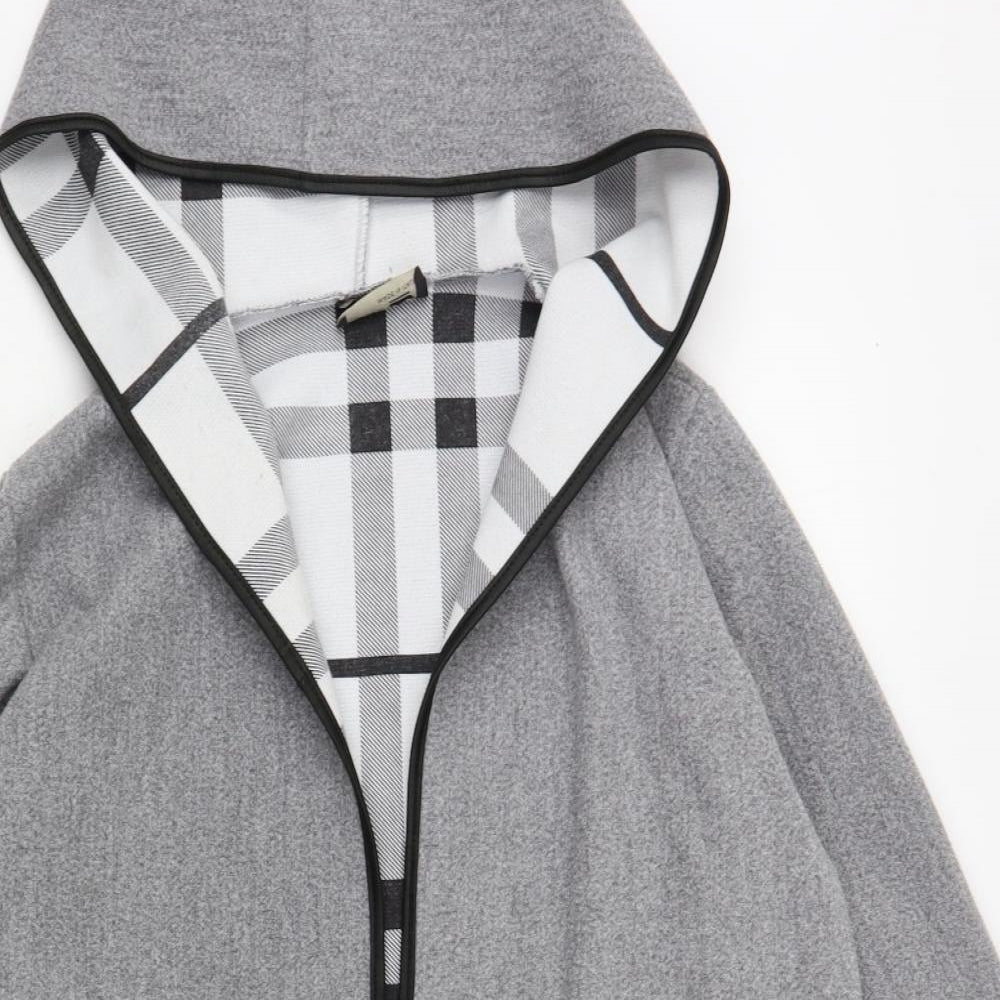 CHIC Womens Grey   Overcoat Coat Size M