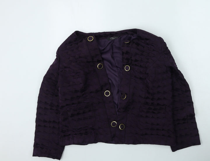 Bonmarché Womens Purple Jacket Size 16