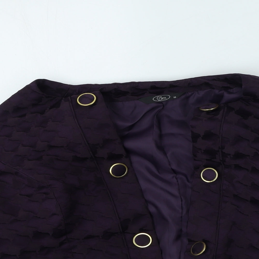Bonmarché Womens Purple   Jacket  Size 16