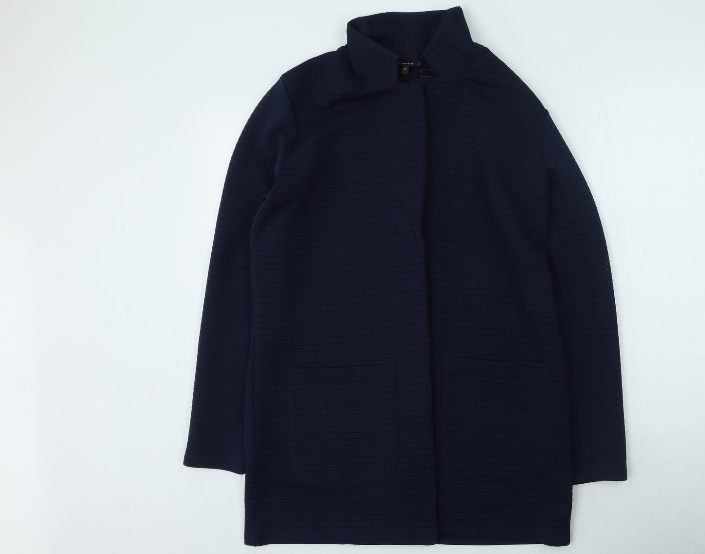 NEXT Womens Blue V-Neck  Polyester Cardigan Jumper Size 12