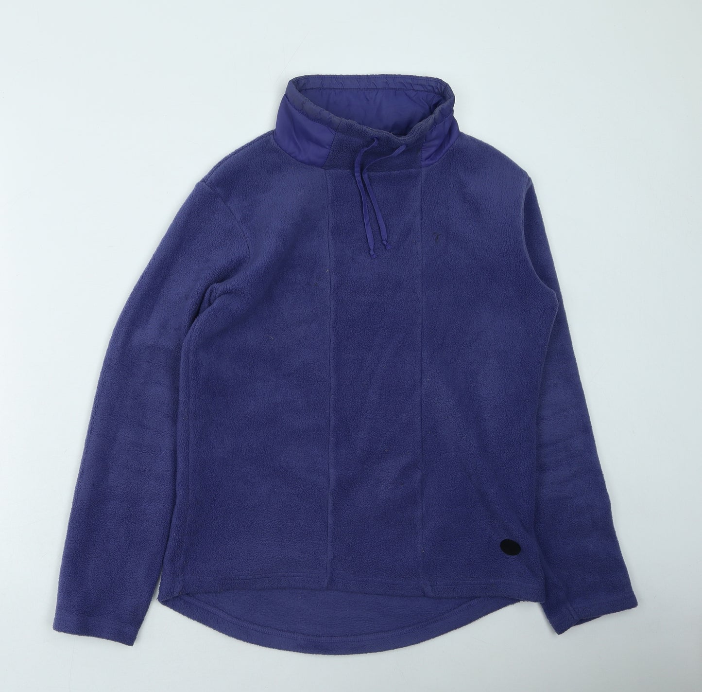 River Island  Womens Purple High Neck  Polyester Pullover Jumper Size 8