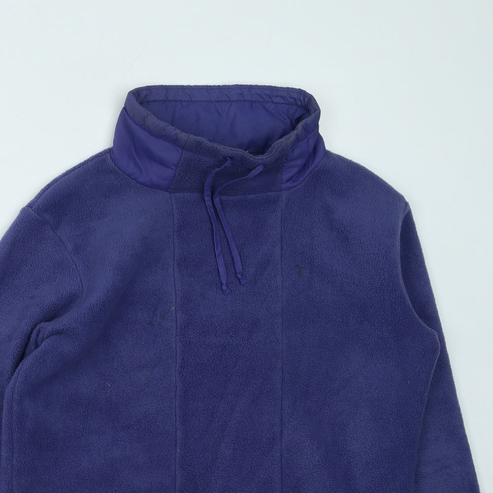 River Island  Womens Purple High Neck  Polyester Pullover Jumper Size 8