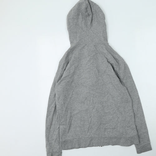 ASOS Womens Grey Round Neck  Cotton Full Zip Jumper Size S