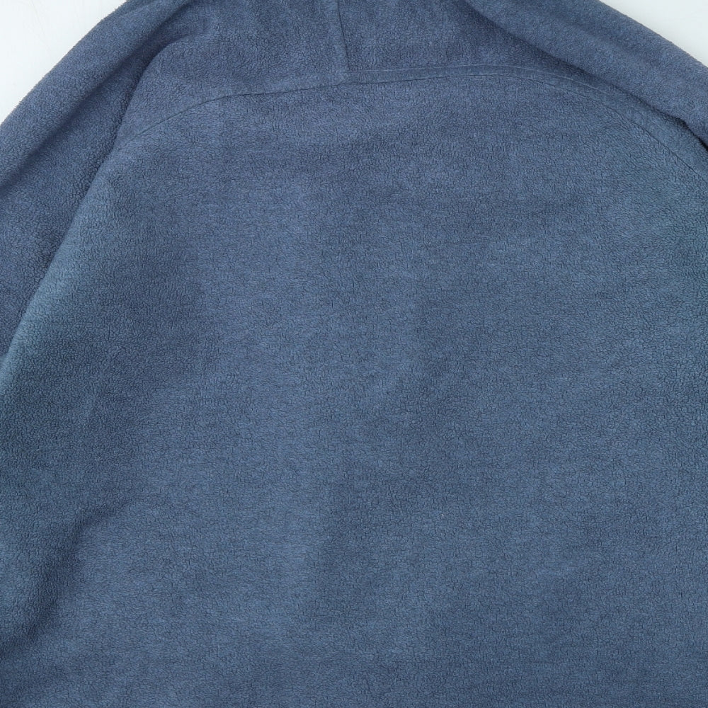 Regatta Womens Blue High Neck  Polyester Full Zip Jumper Size 16