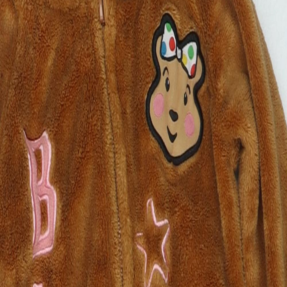 George  Girls Brown  Polyester Capri One Piece Size 24 Months   - pudsy bear