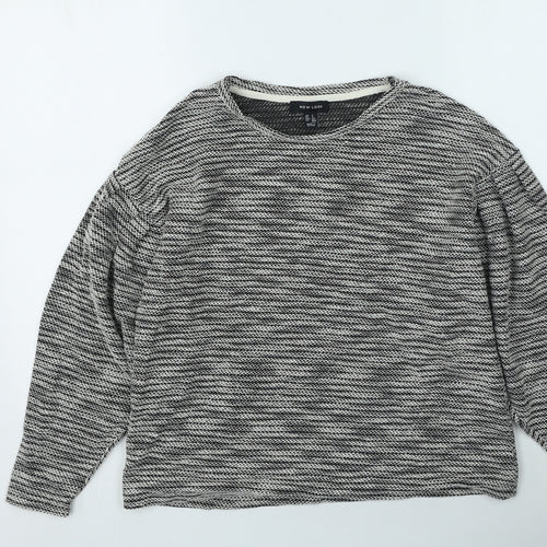 New look  Womens Black Round Neck  Polyester Pullover Jumper Size S