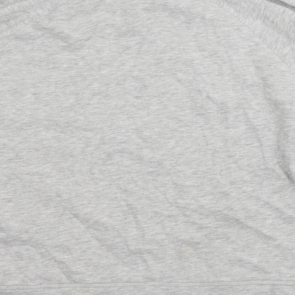 TU Womens Grey Crew Neck  Cotton Pullover Jumper Size 10   - Merci