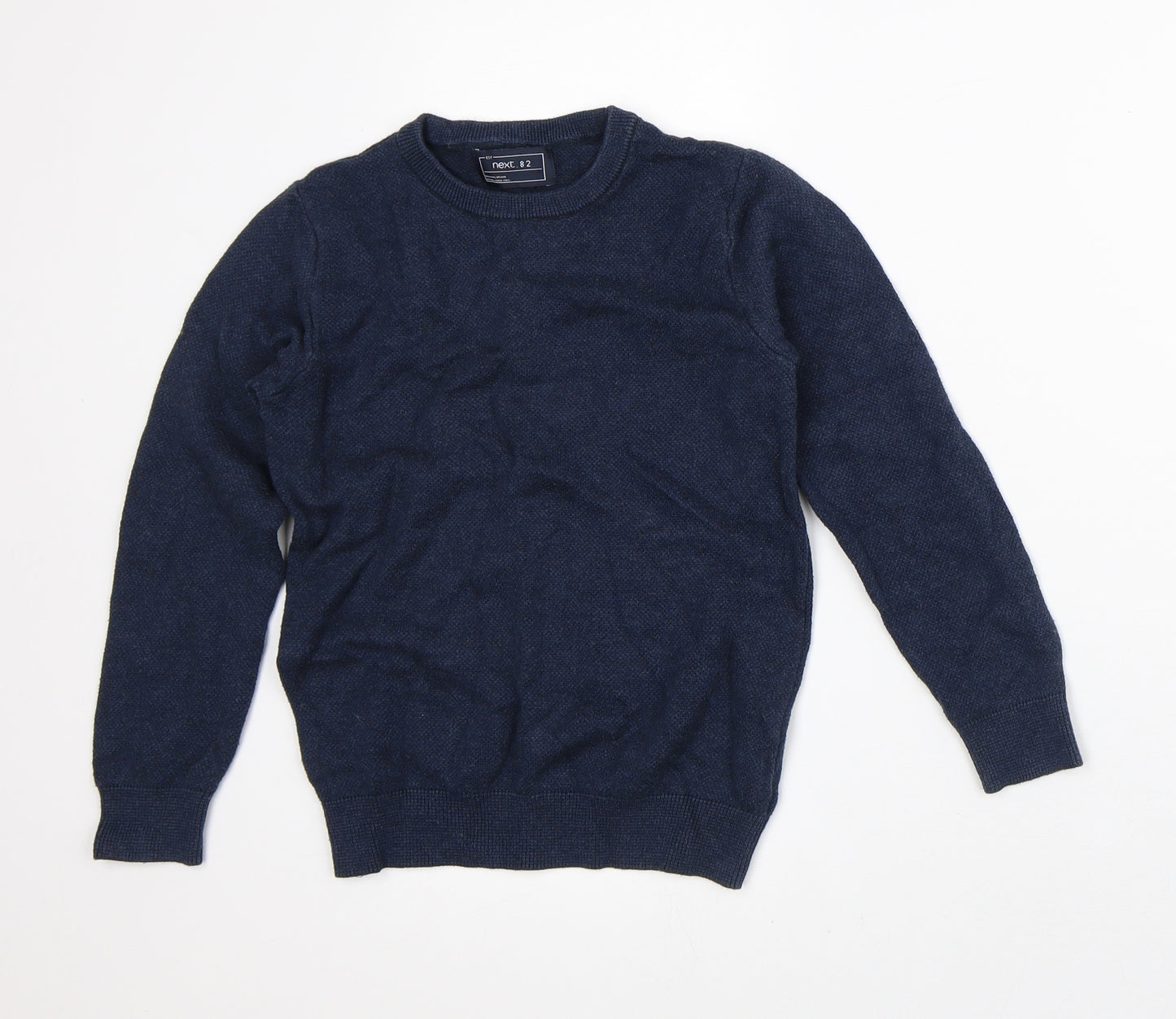 NEXT Boys Blue  100% Cotton Pullover Sweatshirt Size 8 Years