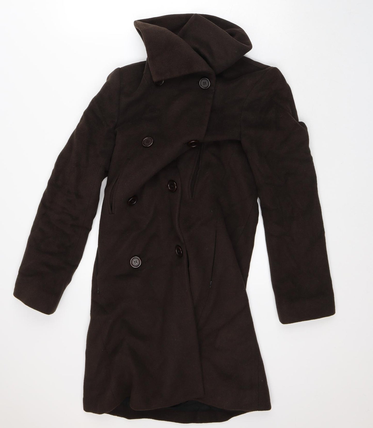 Joseph Womens Brown   Trench Coat Coat Size 8