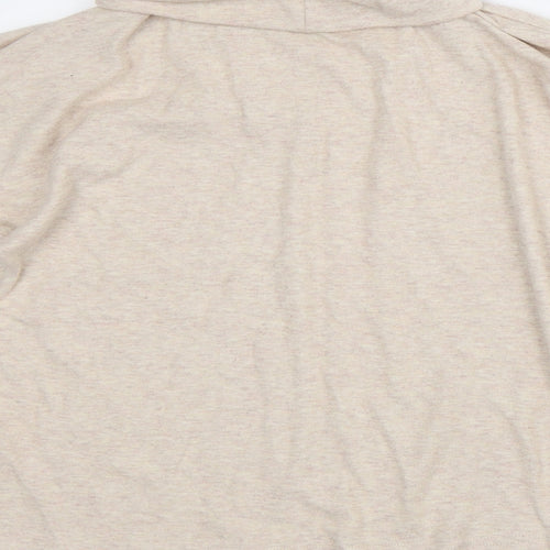 New Look Womens Beige  Polyester Pullover Sweatshirt Size S