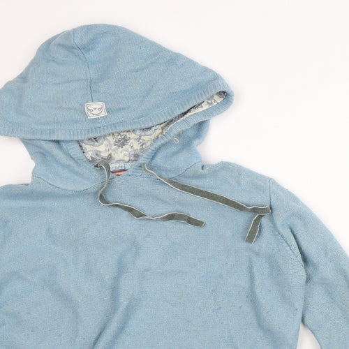 Joe Browns Womens Blue  Polyamide Pullover Hoodie Size 16