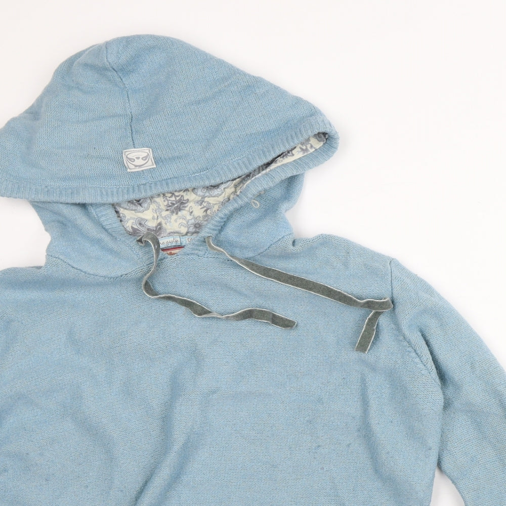 Joe Browns Womens Blue  Polyamide Pullover Hoodie Size 16