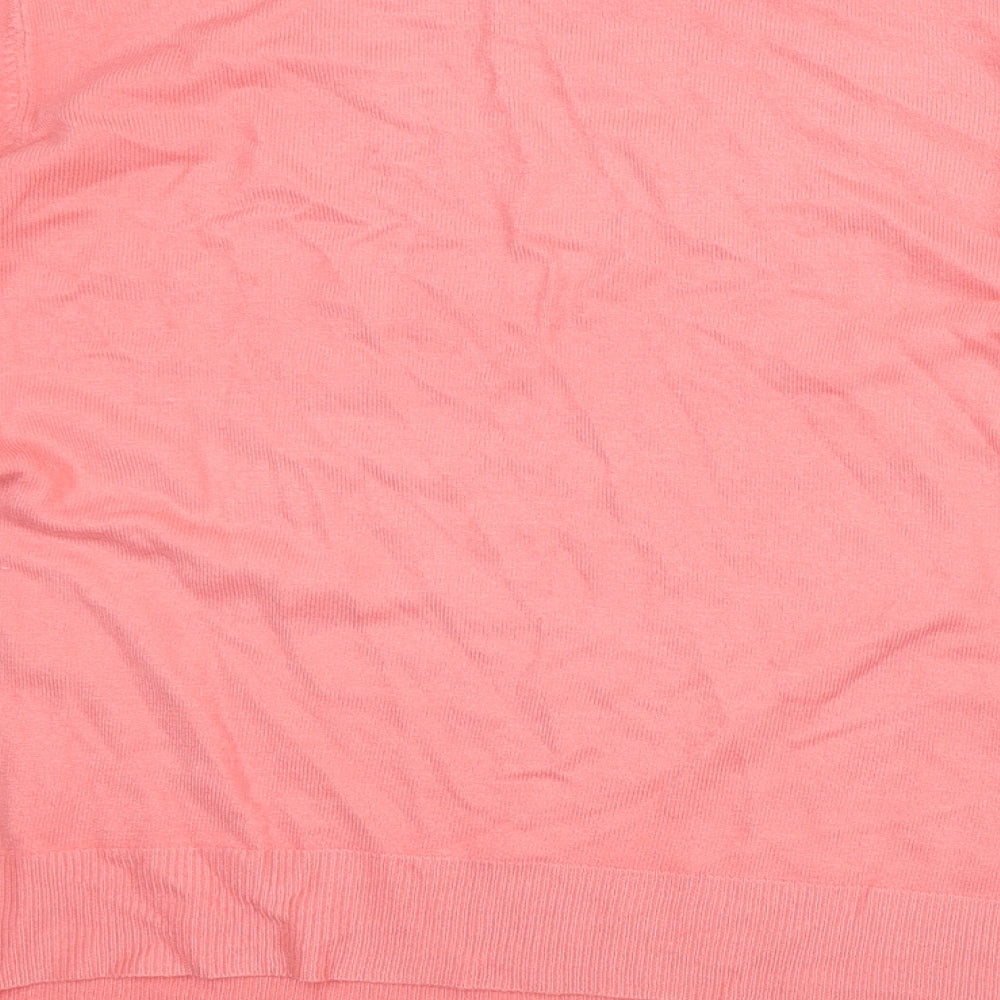 BHS Womens Pink  Acrylic Pullover Sweatshirt Size 14