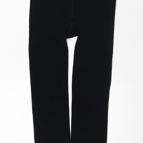 Calvin Klein Girls Black  Cotton Capri Trousers Size M  Regular  - Thermal Leggings