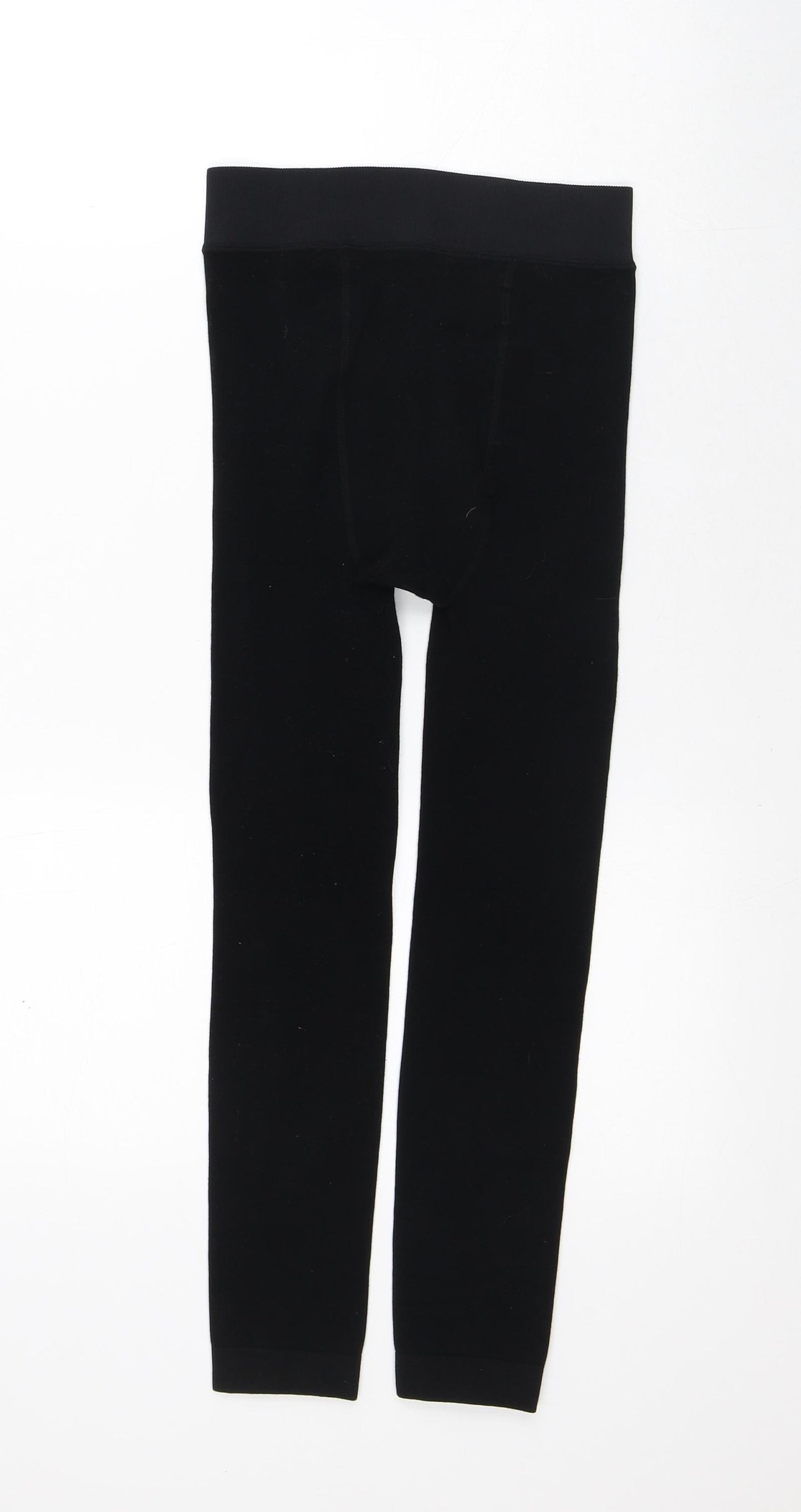 Calvin Klein Girls Black  Cotton Capri Trousers Size M  Regular  - Thermal Leggings