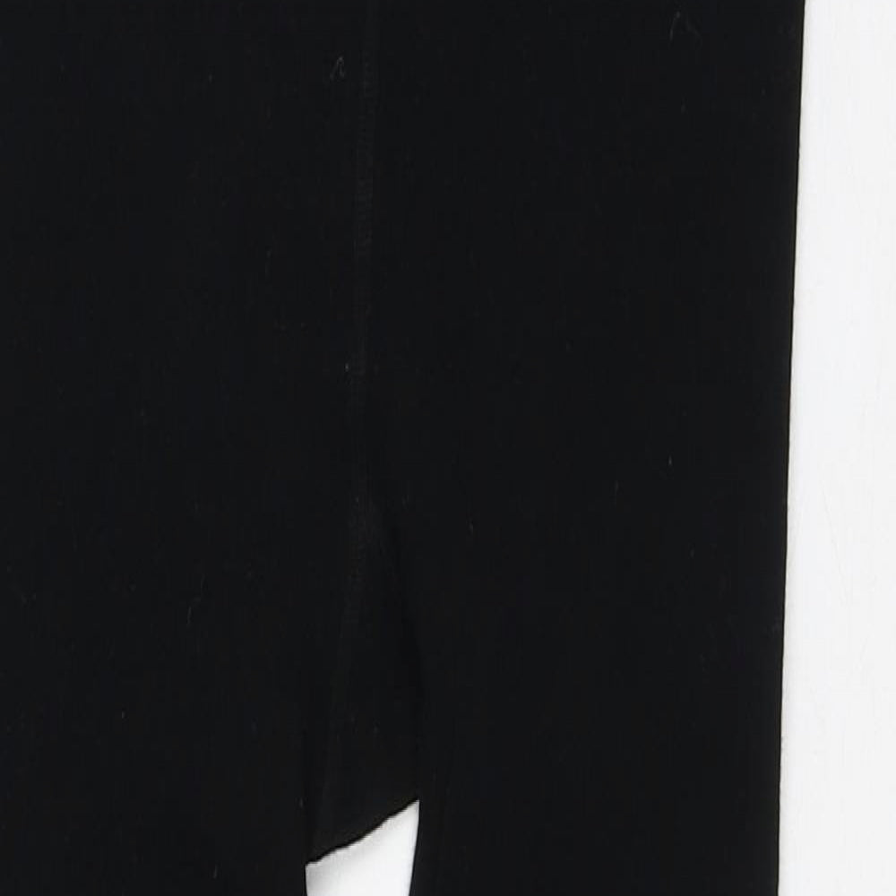 Calvin Klein Girls Black  Cotton Capri Trousers Size M  Regular  - Thermal Leggings