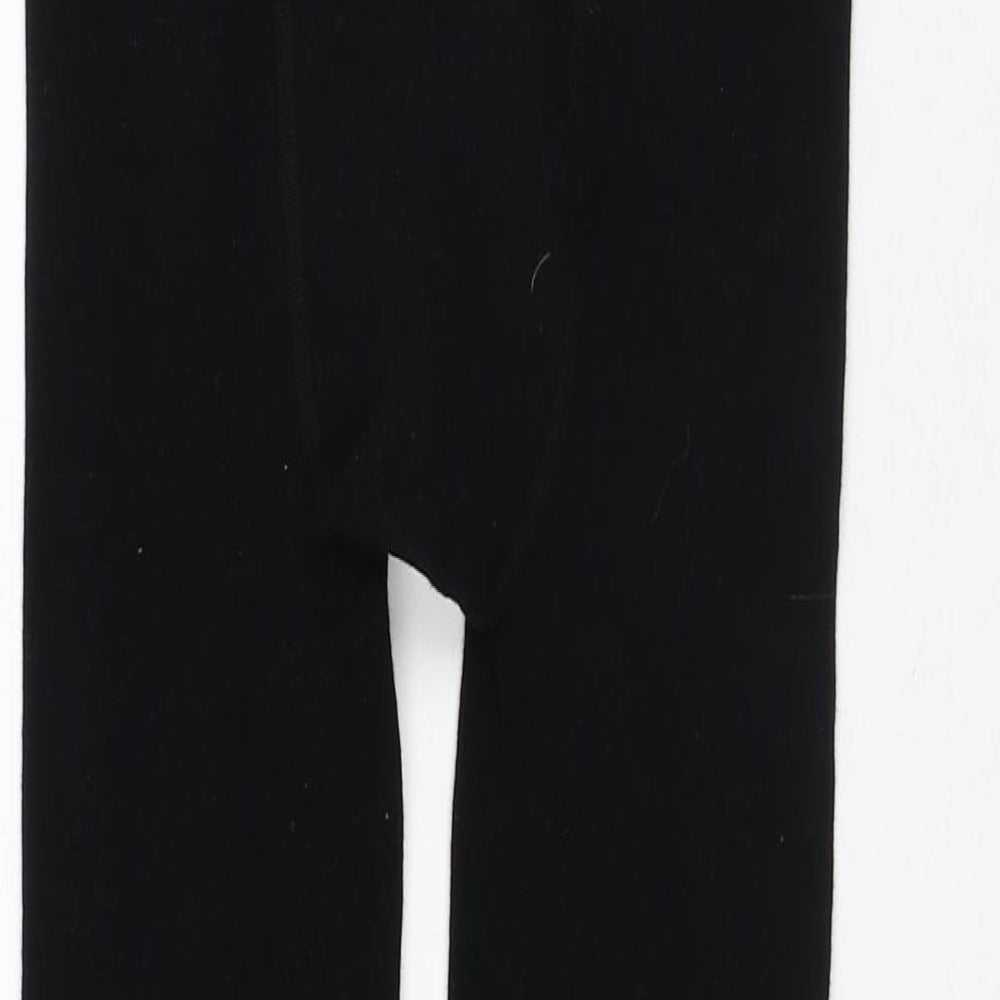 Calvin Klein Girls Black  Cotton Capri Trousers Size M  Regular  - Thermal Leggings