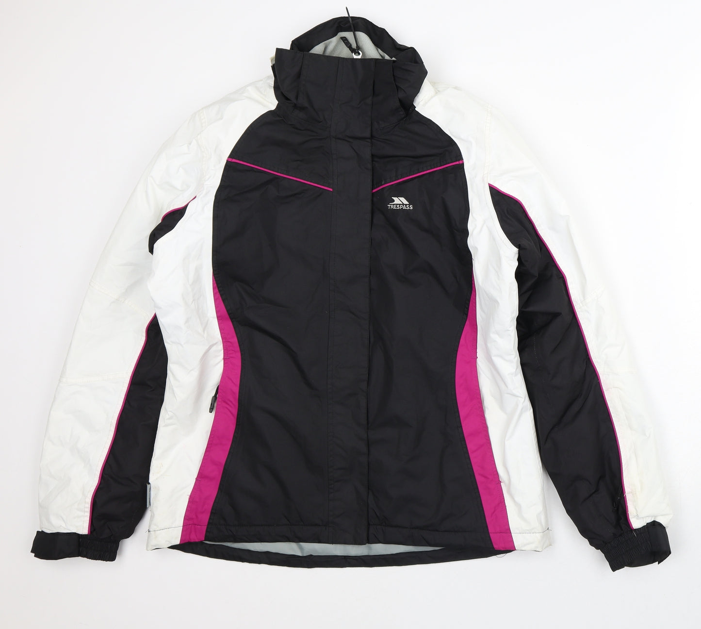 Trespass Womens Multicoloured Striped  Rain Coat Blazer Size L