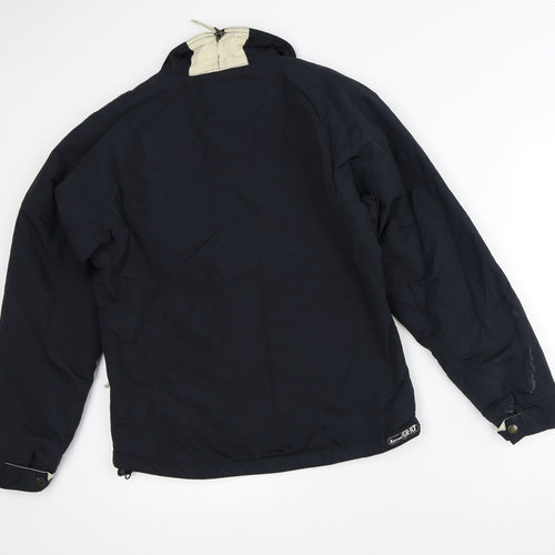 SOS Mens Black   Quilted Coat Size S