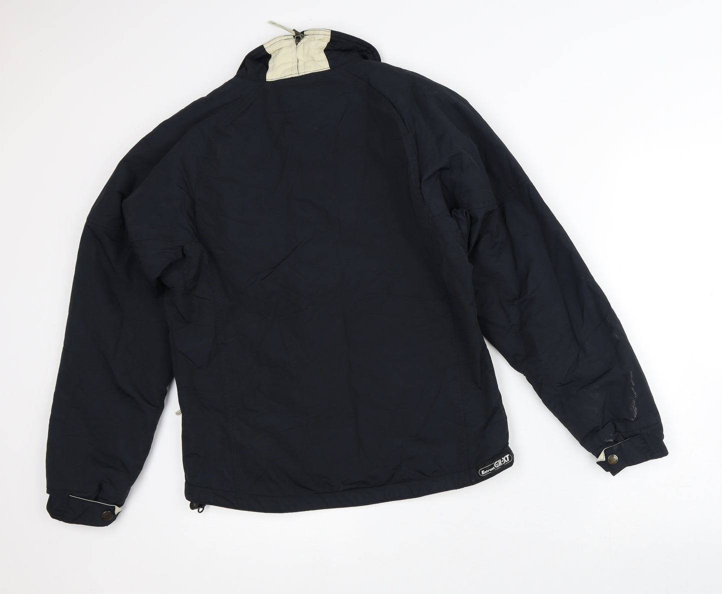 SOS Mens Black   Quilted Coat Size S
