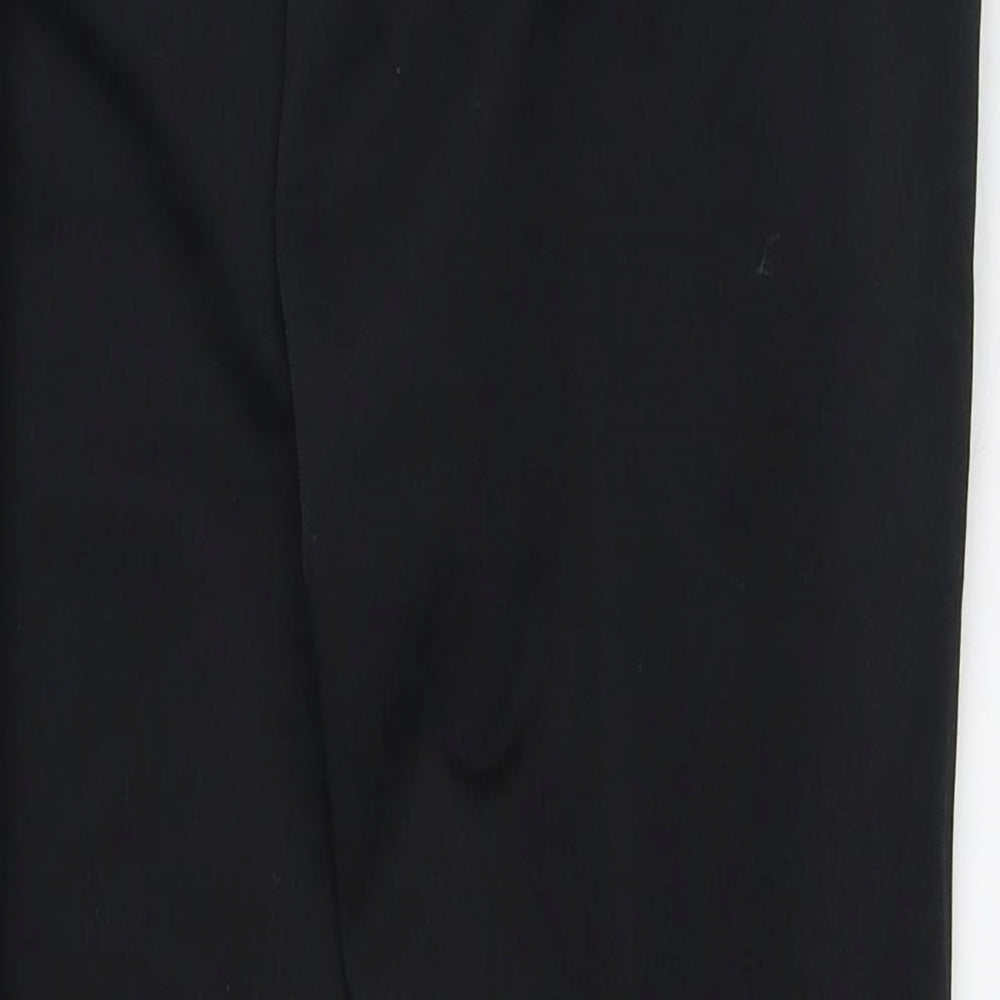 adidas Boys Black Striped Polyester Jogger Trousers Size 11-12 Years  Regular