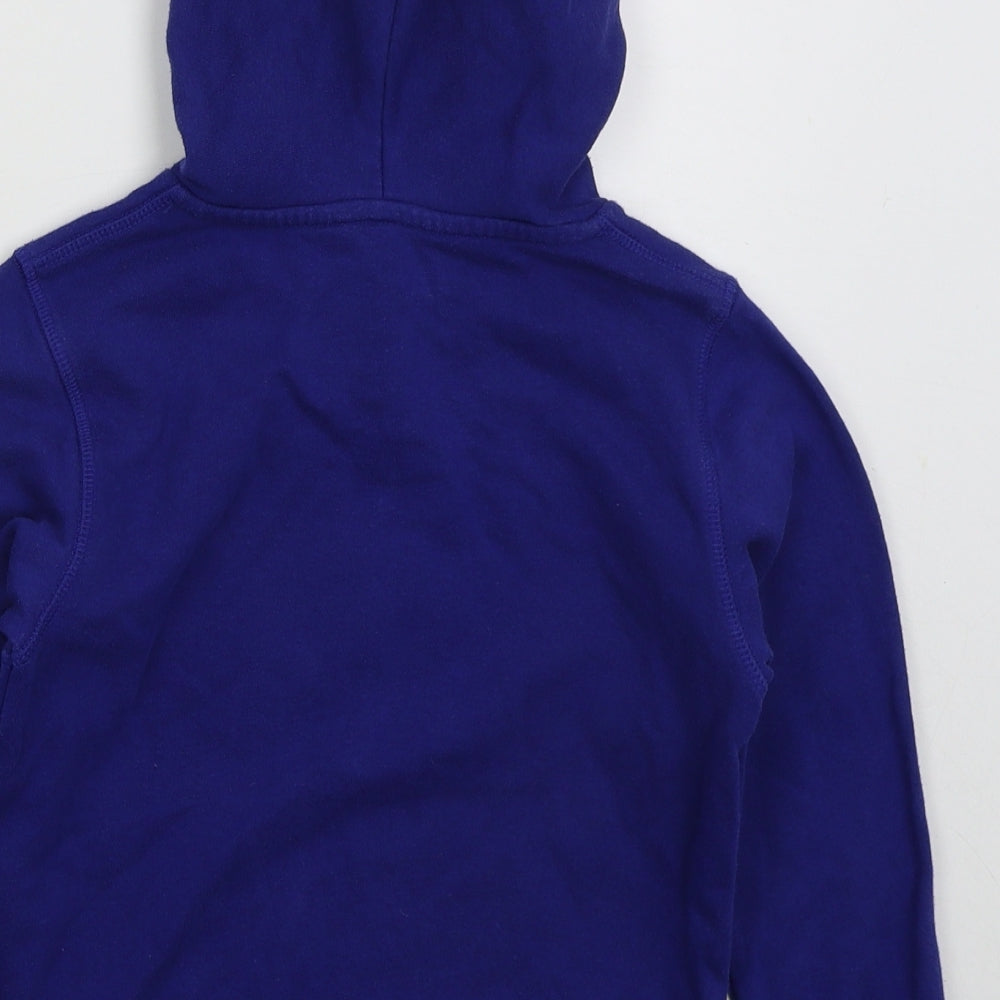 H&M Boys Blue  Cotton Pullover Hoodie Size 5-6 Years  Pullover - Triceratops