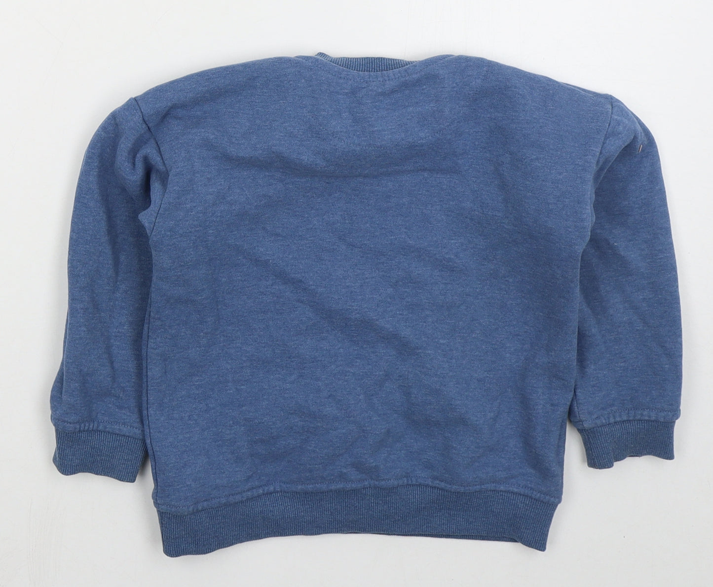 Nutmeg Boys Blue  Cotton Pullover Sweatshirt Size 3-4 Years  Pullover